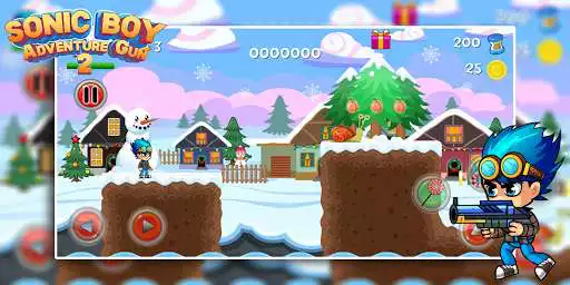 Play Sonic Boy - Adventure Gun 2 as an online game Sonic Boy - Adventure Gun 2 with UptoPlay