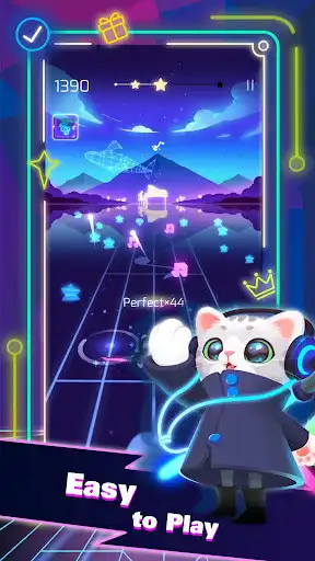 Play Sonic Cat - Slash the Beats as an online game Sonic Cat - Slash the Beats with UptoPlay