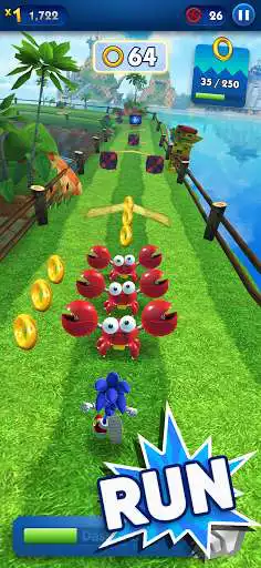 Spēlējiet Sonic Dash — Endless Running un izbaudiet Sonic Dash — Endless Running ar UptoPlay