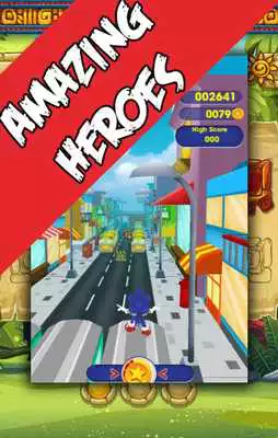 Play sonic rush 3D : Subway City