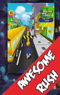 Play sonic rush 3D : Subway City