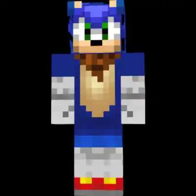 Play SONIC Skin For MINECRAFT