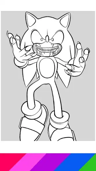 Play Soniexe Coloring Book as an online game Soniexe Coloring Book with UptoPlay
