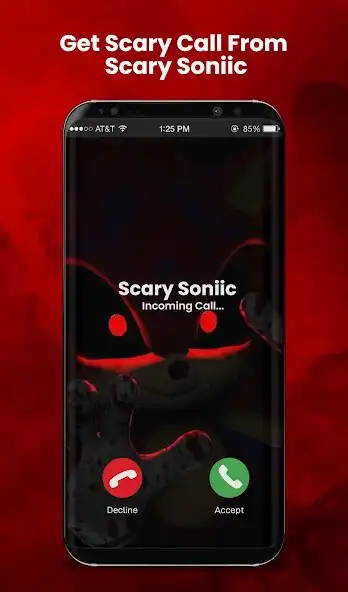 Play Soniic Scary Video Call Prank as an online game Soniic Scary Video Call Prank with UptoPlay