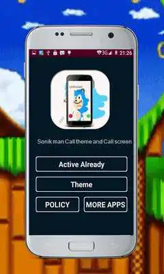 Play Sonik man Call theme and Call screen
