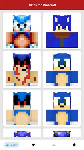 Play Soni Skins for Minecraft PE  and enjoy Soni Skins for Minecraft PE with UptoPlay