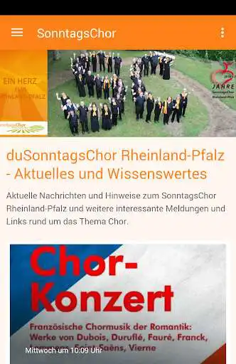 Play SonntagsChor Rheinland-Pfalz  and enjoy SonntagsChor Rheinland-Pfalz with UptoPlay