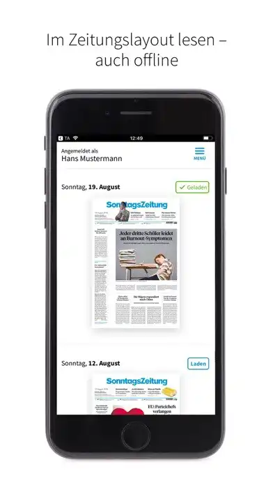 Play SonntagsZeitung E-Paper  and enjoy SonntagsZeitung E-Paper with UptoPlay