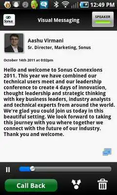 Play Sonus Visual Messaging Play Sonus Visual Messaging