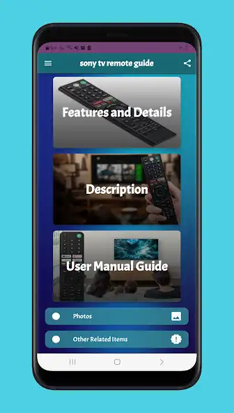 Play sony tv remote guide  and enjoy sony tv remote guide with UptoPlay
