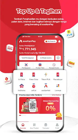 Play sooltanPay : QRIS, PPOB  POS as an online game sooltanPay : QRIS, PPOB  POS with UptoPlay