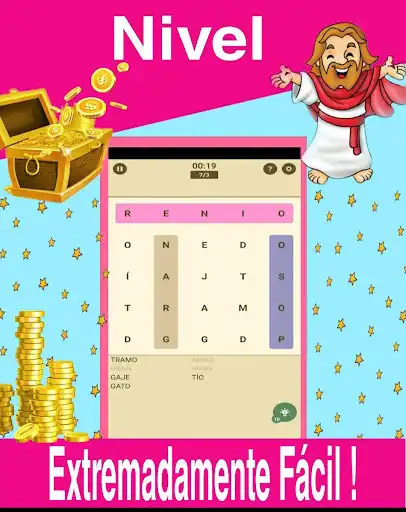 Play Sopa de letras biblica - Buscar palabras biblia as an online game Sopa de letras biblica - Buscar palabras biblia with UptoPlay