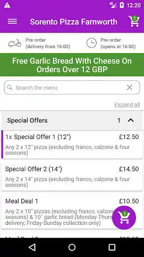 Play Sorento Pizza Farnworth as an online game Sorento Pizza Farnworth with UptoPlay