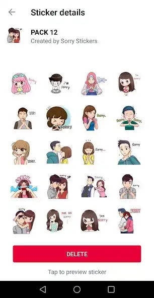 Play Sorry Stickers for WhatsApp as an online game Sorry Stickers for WhatsApp with UptoPlay