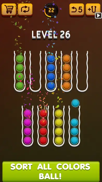 Play Sort Ball Puzzle as an online game Sort Ball Puzzle with UptoPlay