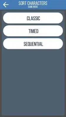 Play Sort Characters as Prescribed to Correctly