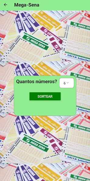 Play Sorteador de Números - Loteria as an online game Sorteador de Números - Loteria with UptoPlay