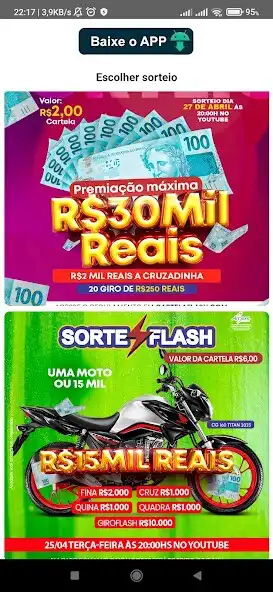 Play Sorte Flash Oficial  and enjoy Sorte Flash Oficial with UptoPlay