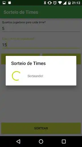Play Sorteio de Times as an online game Sorteio de Times with UptoPlay