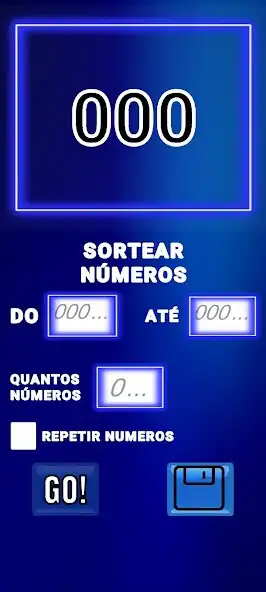 Play Sorteio - Gerador de Números  and enjoy Sorteio - Gerador de Números with UptoPlay