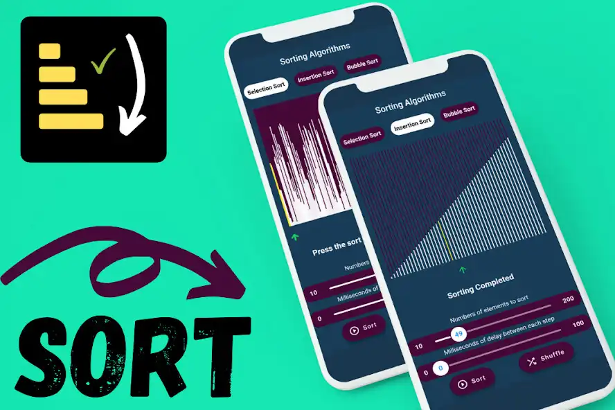 Play Sorting Algorithms Visualization in Flutter  and enjoy Sorting Algorithms Visualization in Flutter with UptoPlay
