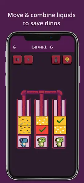 Play Sorting Puzzle: Save the Dinos  and enjoy Sorting Puzzle: Save the Dinos with UptoPlay