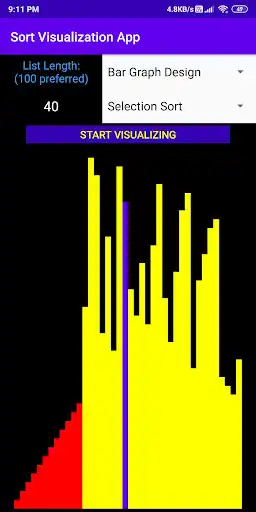 Play Sorting Visualization  and enjoy Sorting Visualization with UptoPlay