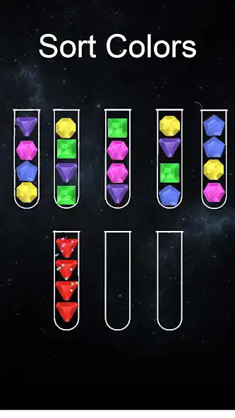 Play SortPuz: Crystals Sort Puzzle as an online game SortPuz: Crystals Sort Puzzle with UptoPlay