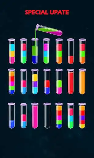 Sort Water Color Puzzle Games online game with UptoPlay