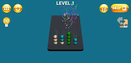 Play Sorty Balls 3D - Solitaire Puzzle Game  and enjoy Sorty Balls 3D - Solitaire Puzzle Game with UptoPlay