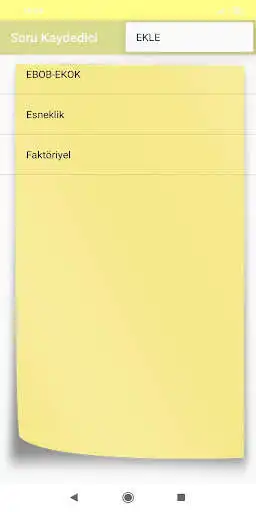 Play Soru Kaydet  and enjoy Soru Kaydet with UptoPlay