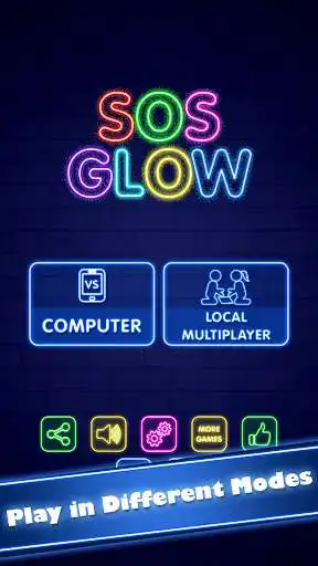 Play SOS Glow: Offline Multiplayer Board  and enjoy SOS Glow: Offline Multiplayer Board with UptoPlay