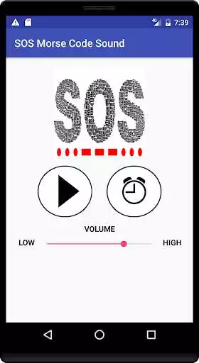 Play SOS Morse Code Sound  and enjoy SOS Morse Code Sound with UptoPlay
