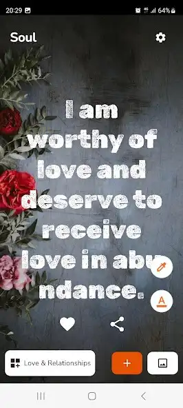 Play Soul - Positive Affirmations as an online game Soul - Positive Affirmations with UptoPlay