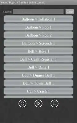 Play Soundboard from Public Domain