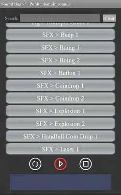 Play Soundboard from Public Domain
