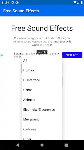 Play Sound Effects List