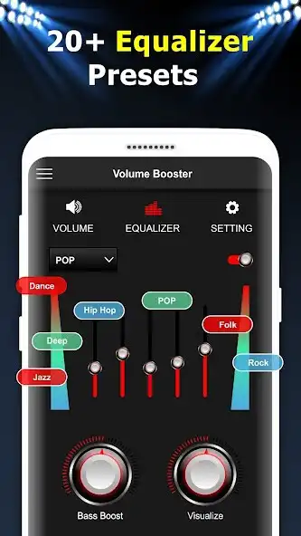 Play Sound Equalizer Bass Booster as an online game Sound Equalizer Bass Booster with UptoPlay