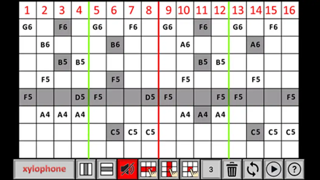 Play Sound Matrix - Xylophone as an online game Sound Matrix - Xylophone with UptoPlay