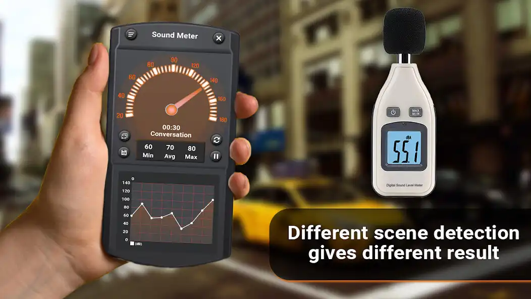 Play Sound Meter - Decibel Level as an online game Sound Meter - Decibel Level with UptoPlay