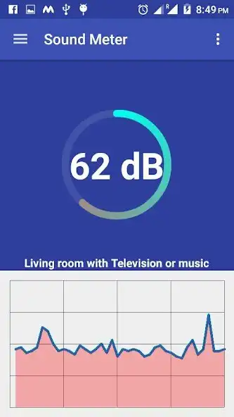 Play Sound Meter - Decibel value checker  and enjoy Sound Meter - Decibel value checker with UptoPlay