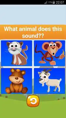 Play Sound of animals and Quiz