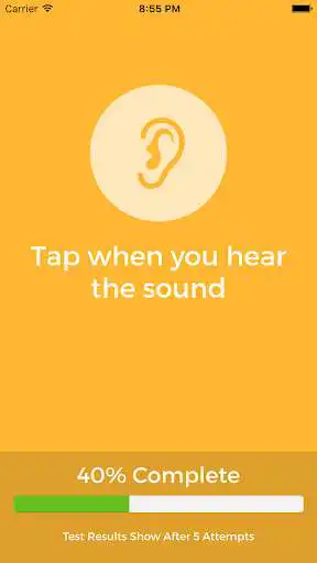 Play Sound Reaction Test as an online game Sound Reaction Test with UptoPlay