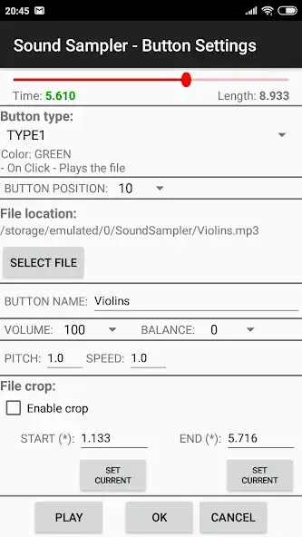 Play Sound Sampler as an online game Sound Sampler with UptoPlay