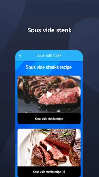 Play Sous Vide - Sous Vide Recipes as an online game Sous Vide - Sous Vide Recipes with UptoPlay