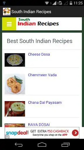 Play South Indian food recipes  and enjoy South Indian food recipes with UptoPlay