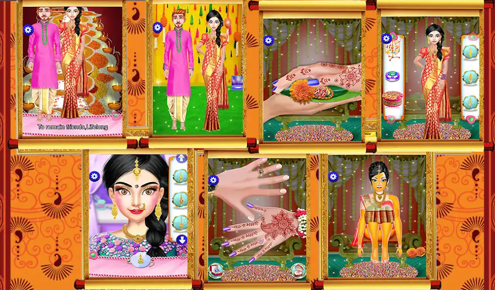 Play South Indian Love Wedding as an online game South Indian Love Wedding with UptoPlay