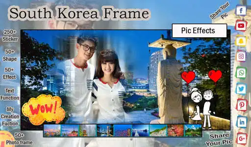 Play South Korea Photo Frame - Photo Editor  and enjoy South Korea Photo Frame - Photo Editor with UptoPlay