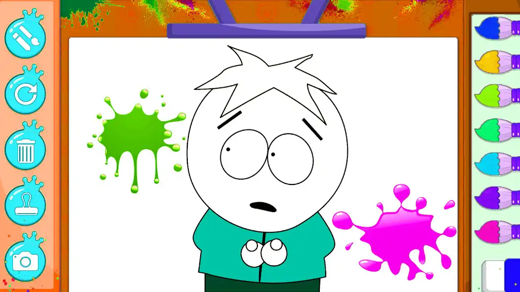Play South Park Kenny Coloring Game  and enjoy South Park Kenny Coloring Game with UptoPlay