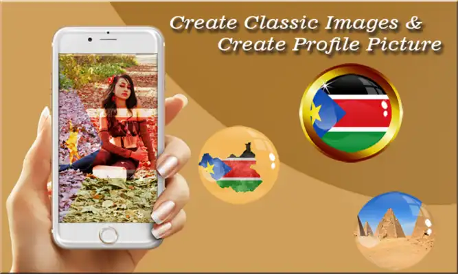 Play South Sudan Flag Photo Editor